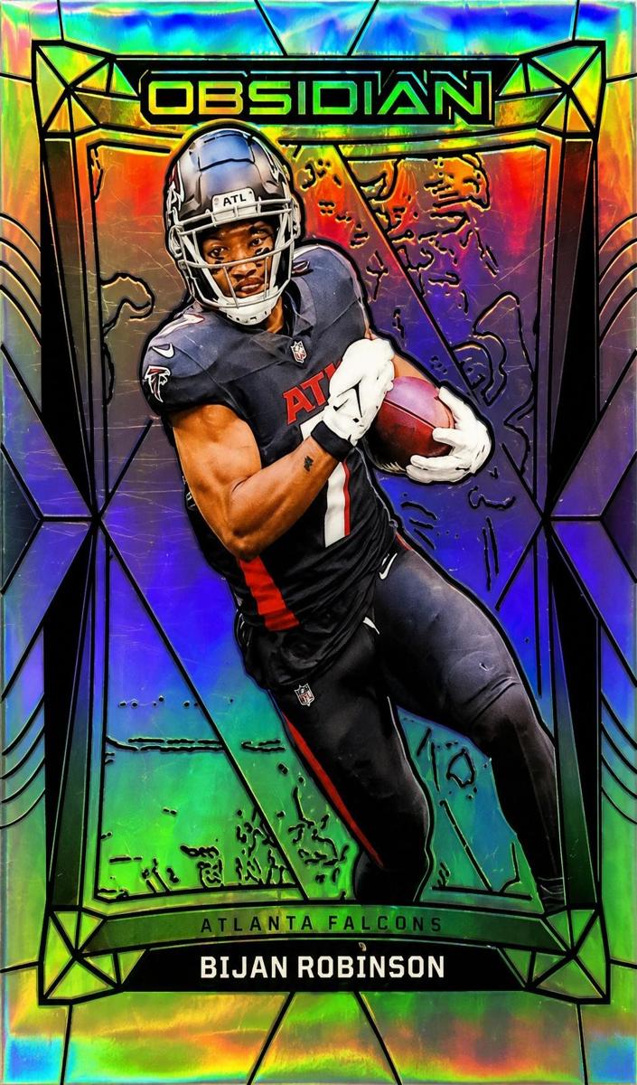 2024 Panini Obsidian Football Silver Bijan Robinson #7