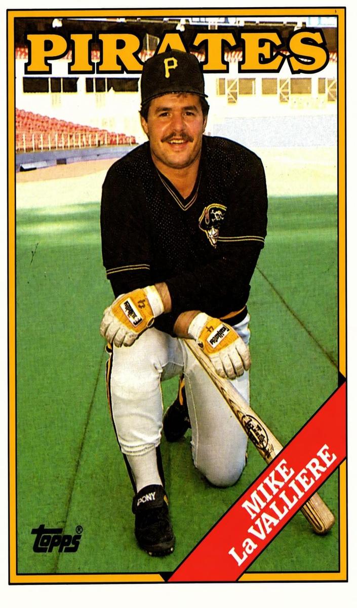 1988 Topps Baseball Mike LaValliere #539 PSA 9