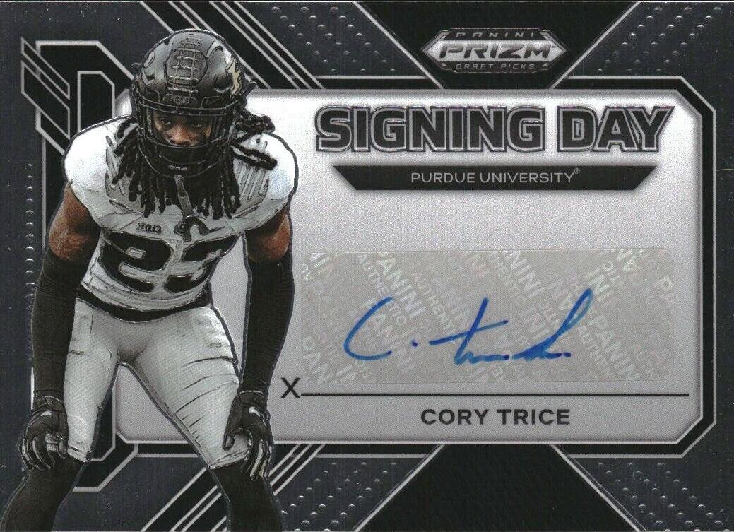 2023 Panini Prizm Draft Picks Football Cory Trice #SD-CTR