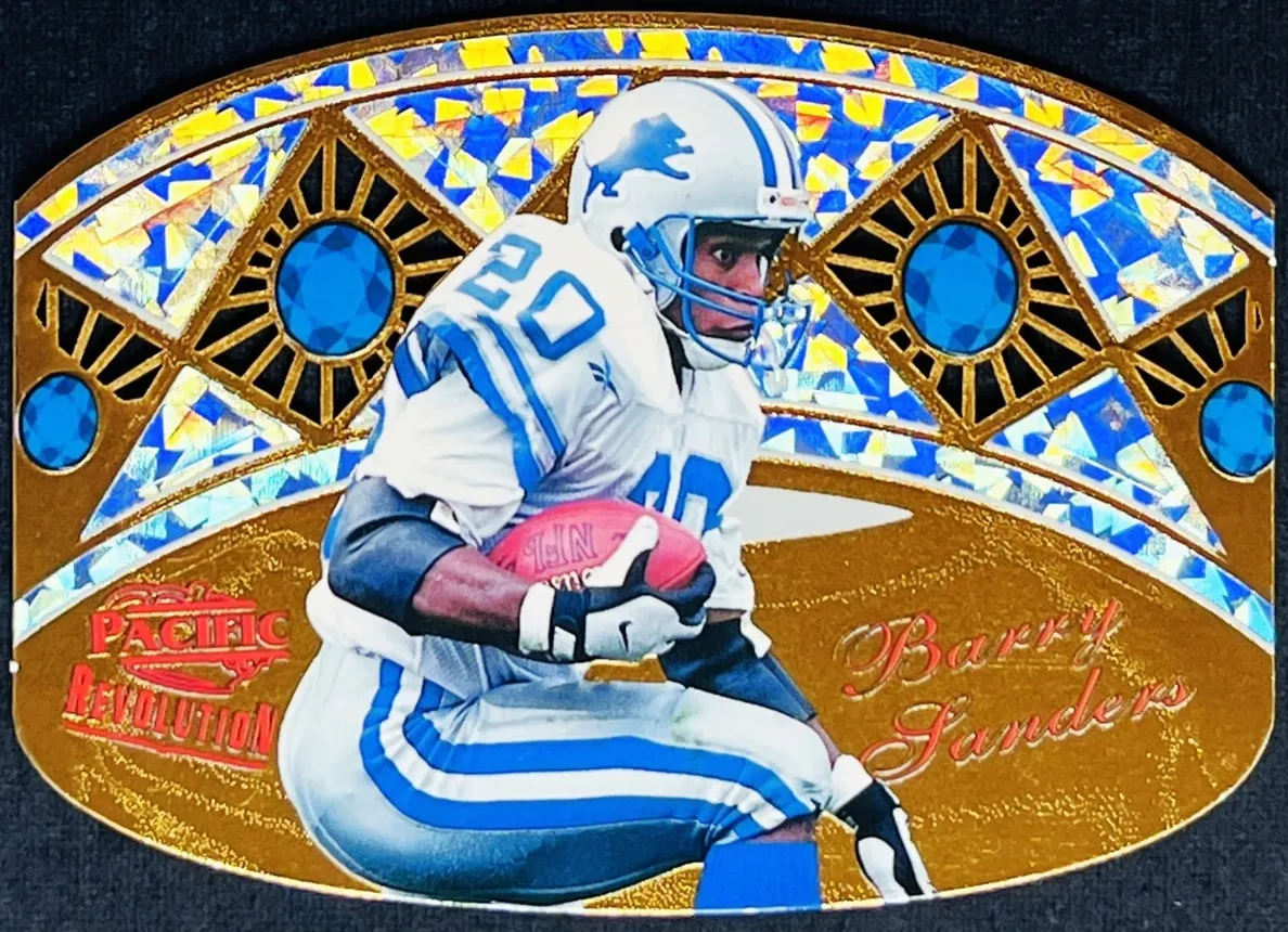 1997 Pacific Revolution Football Barry Sanders #3 PSA 8.5