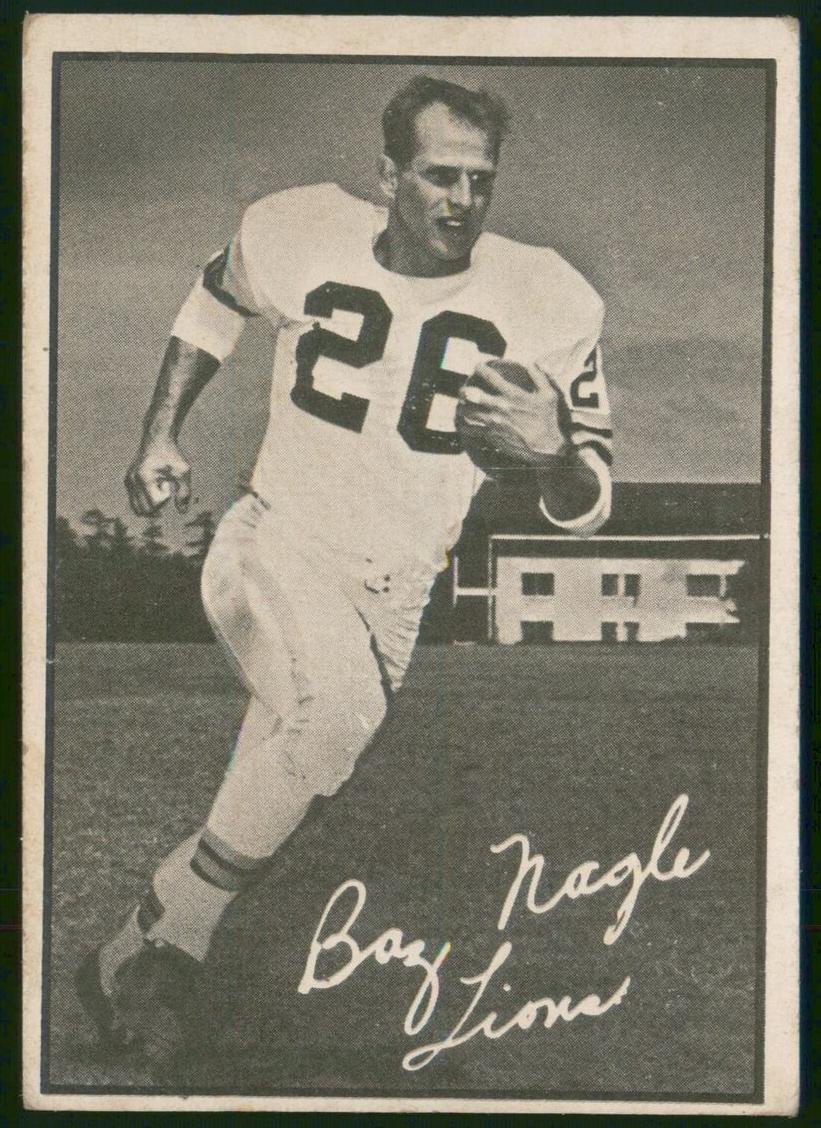 1961 Topps CFL Football Baz Nagle #11