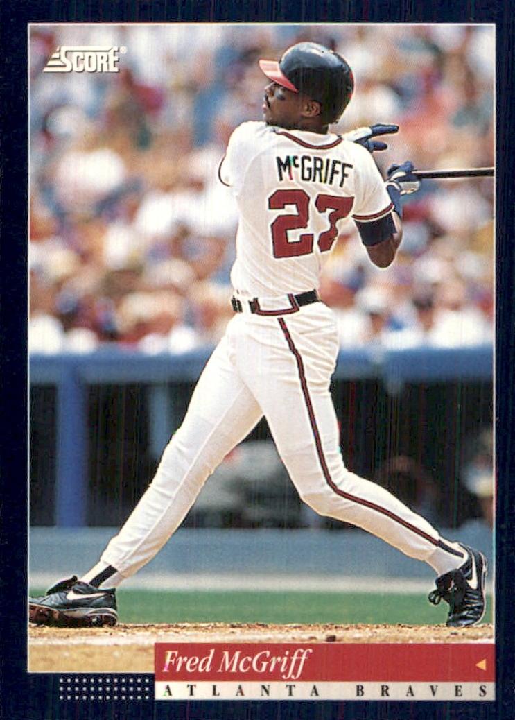 1994 Score Baseball Fred McGriff #82