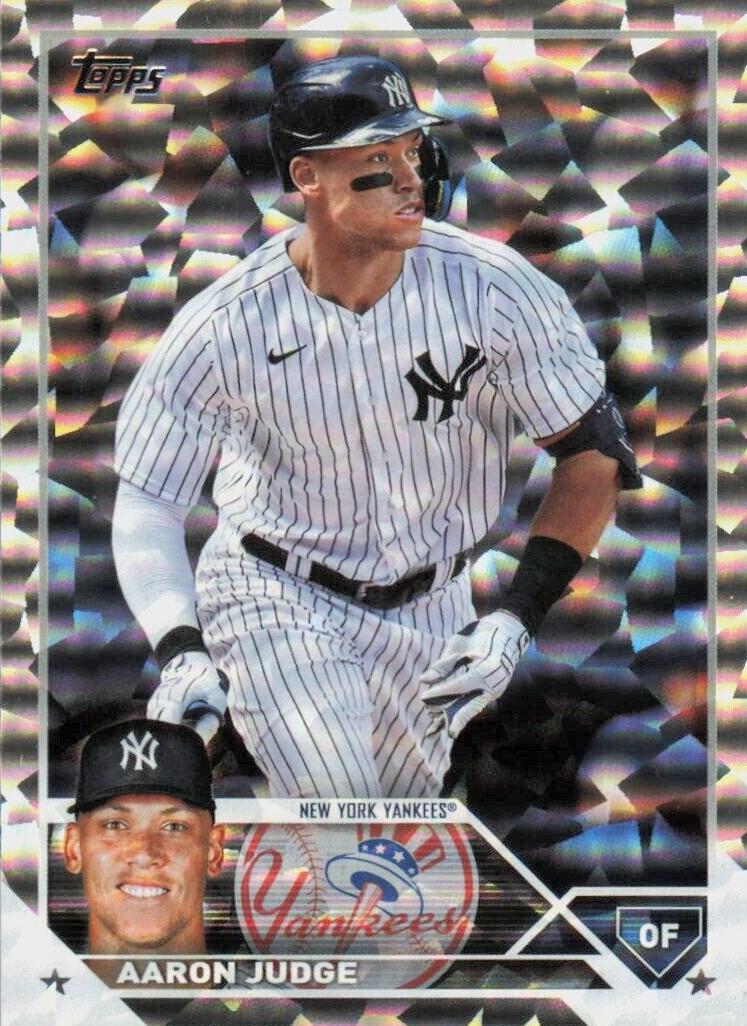2023 Topps Baseball Silver Pattern Foilboard Aaron Judge #62