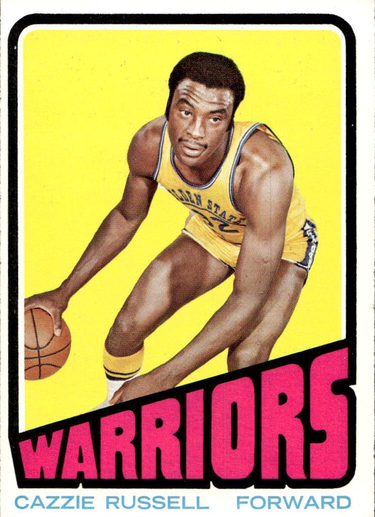 1972 Topps Basketball Cazzie Russell #112 PSA 7