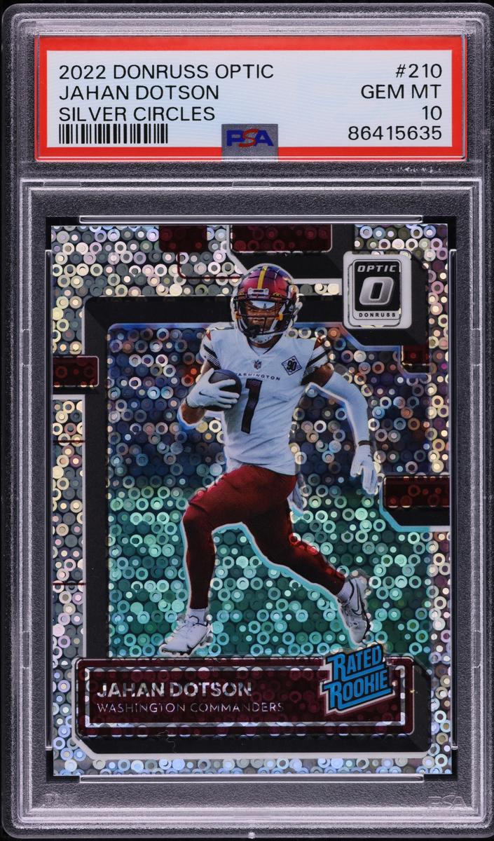 2022 Donruss Optic Football Silver Circles Jahan Dotson #210