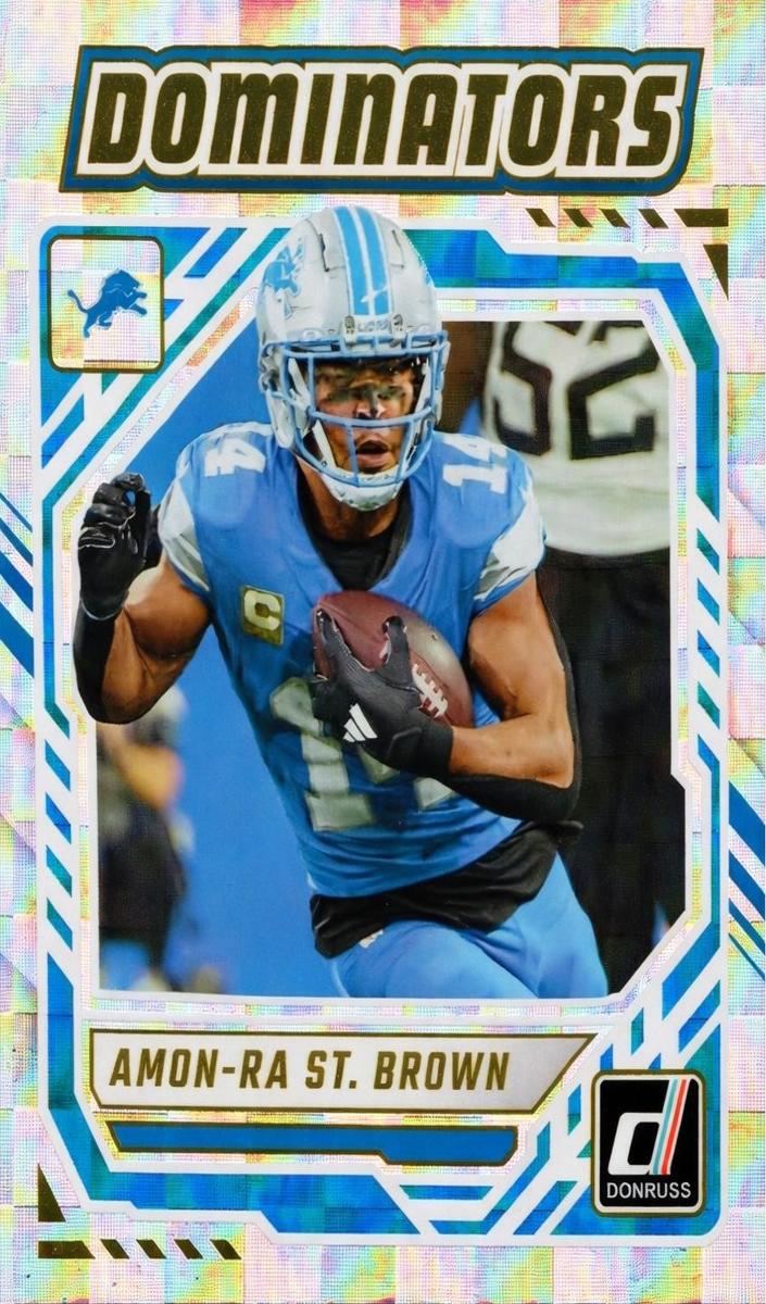 2025 Panini Donruss Football Amon-Ra St. Brown #DOM-ASN