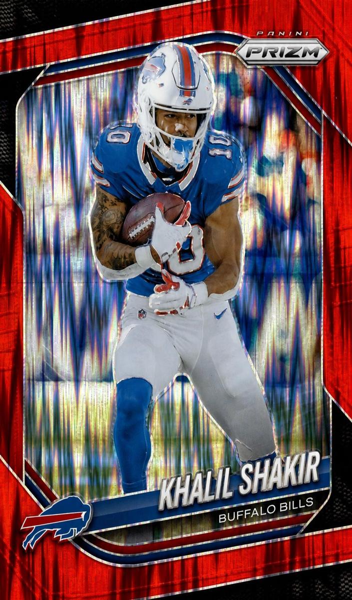 2025 Panini Prizm Football Red Flash Khalil Shakir #116