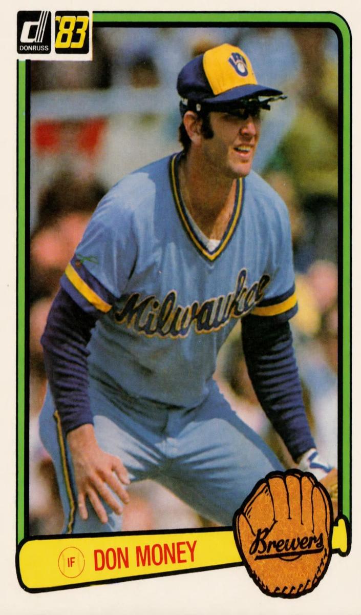 1983 Donruss Baseball Don Money #132 PSA 9