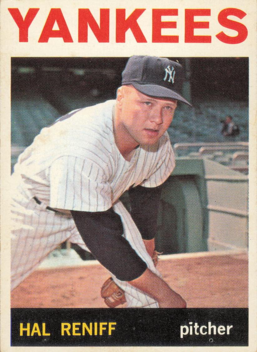 1964 Topps Baseball Hal Reniff #36 PSA 6