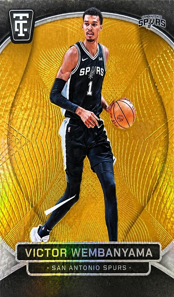 2024 Panini Totally Certified Basketball Mirror Platinum Orange Victor Wembanyama #98