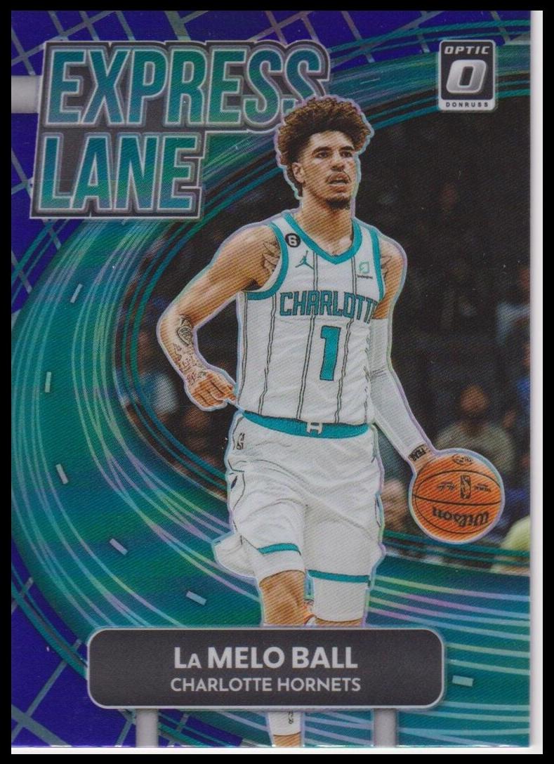 2022 Donruss Optic Basketball Purple LaMelo Ball #11 PSA 10