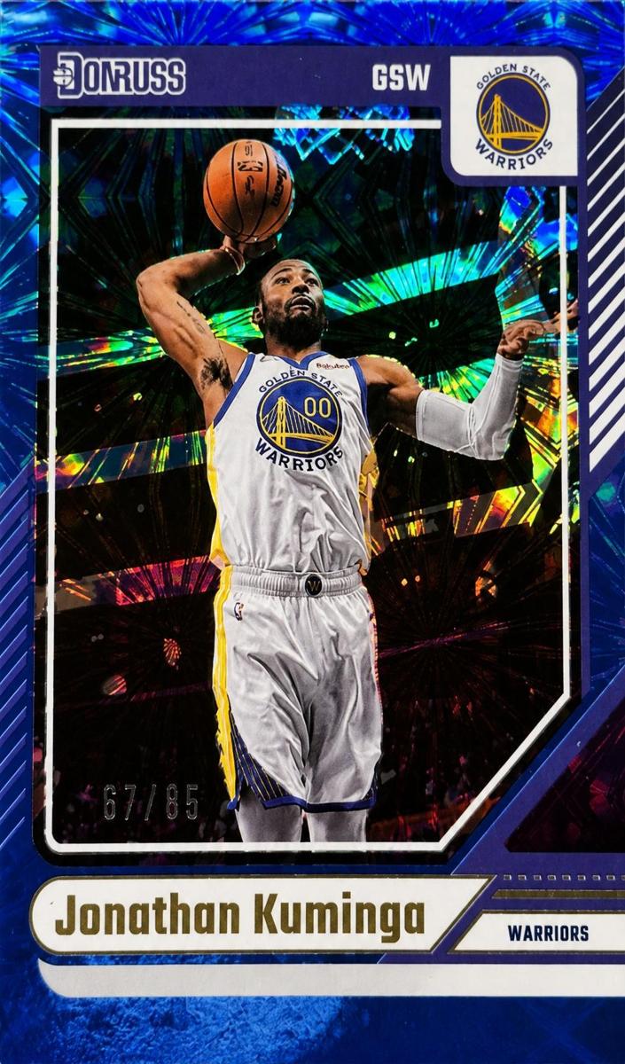 2024 Panini Donruss Basketball International Blue Fireworks Jonathan Kuminga #151