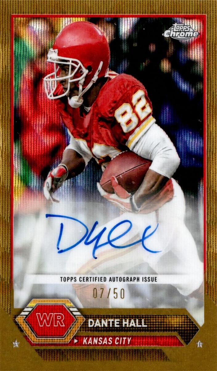 2023 Topps Composite Football Gold Wave Refractor Dante Hall #TCA-DHAL
