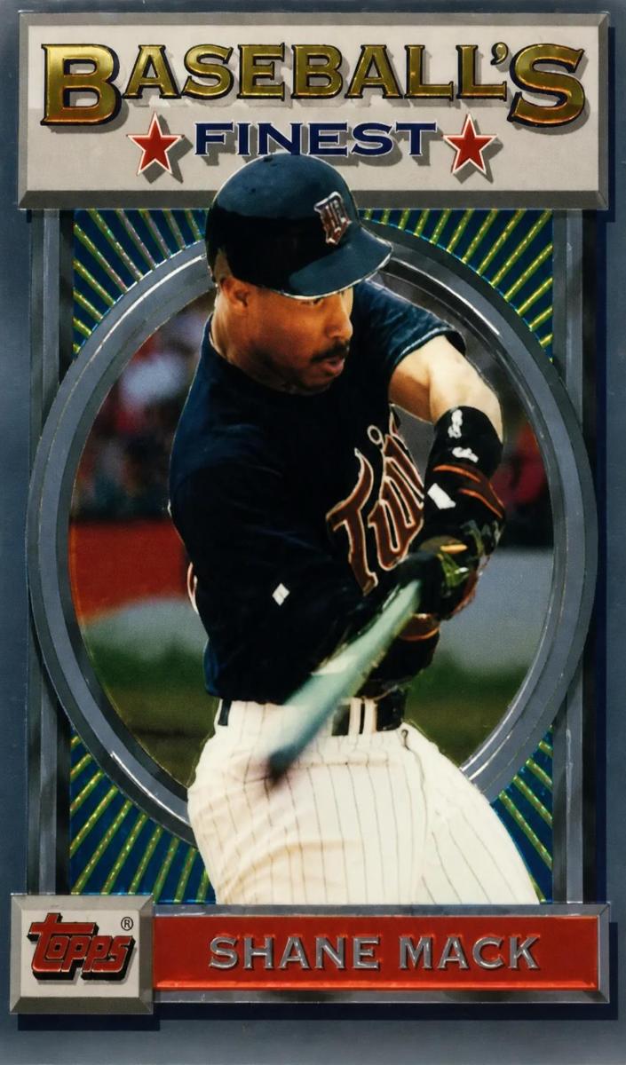 1993 Topps Finest Baseball Shane Mack #61
