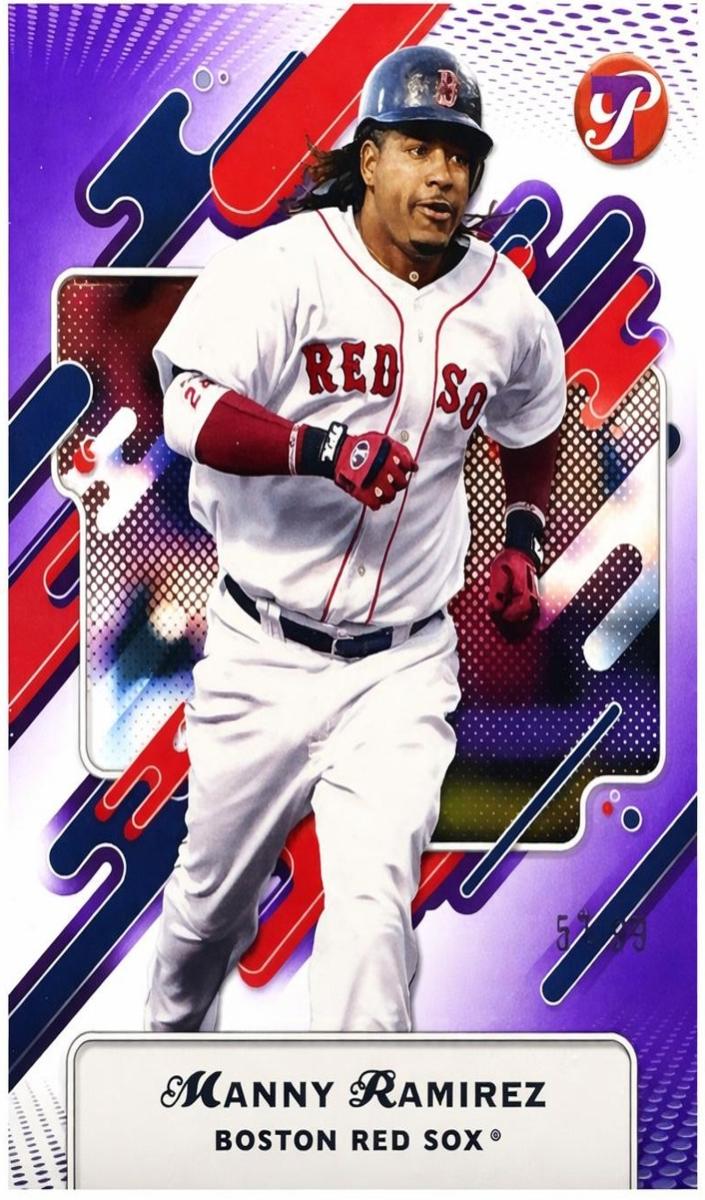 2025 Topps Pristine Baseball Purple Refractor Manny Ramirez #67