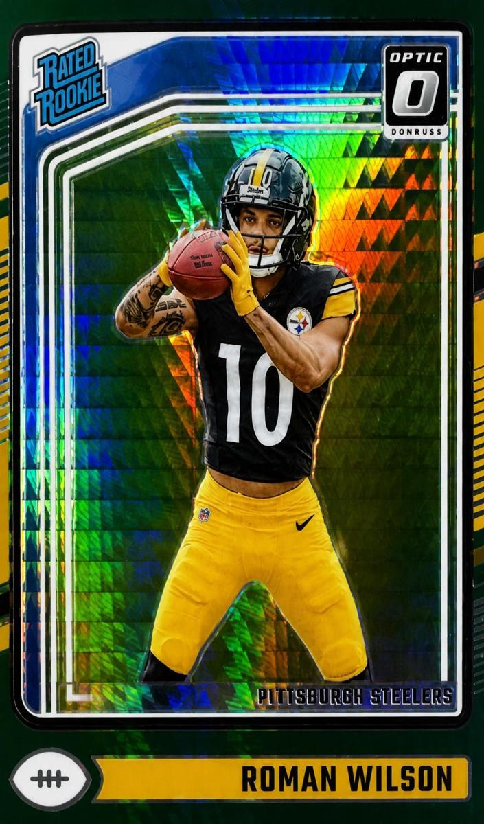 2024 Donruss Optic Football Green Hyper Roman Wilson #285