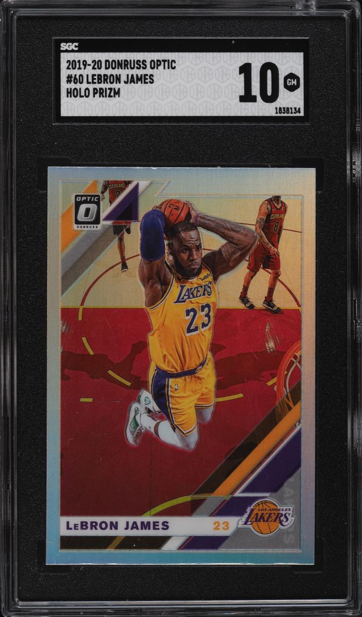 2019 Donruss Optic Basketball Holo Lebron James #60 PSA 10