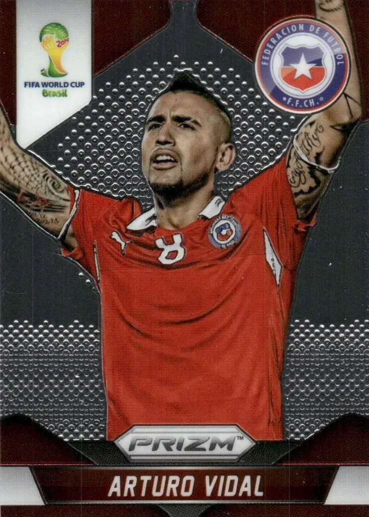 2014 Panini Prizm World Cup Soccer Arturo Vidal #43 PSA 10