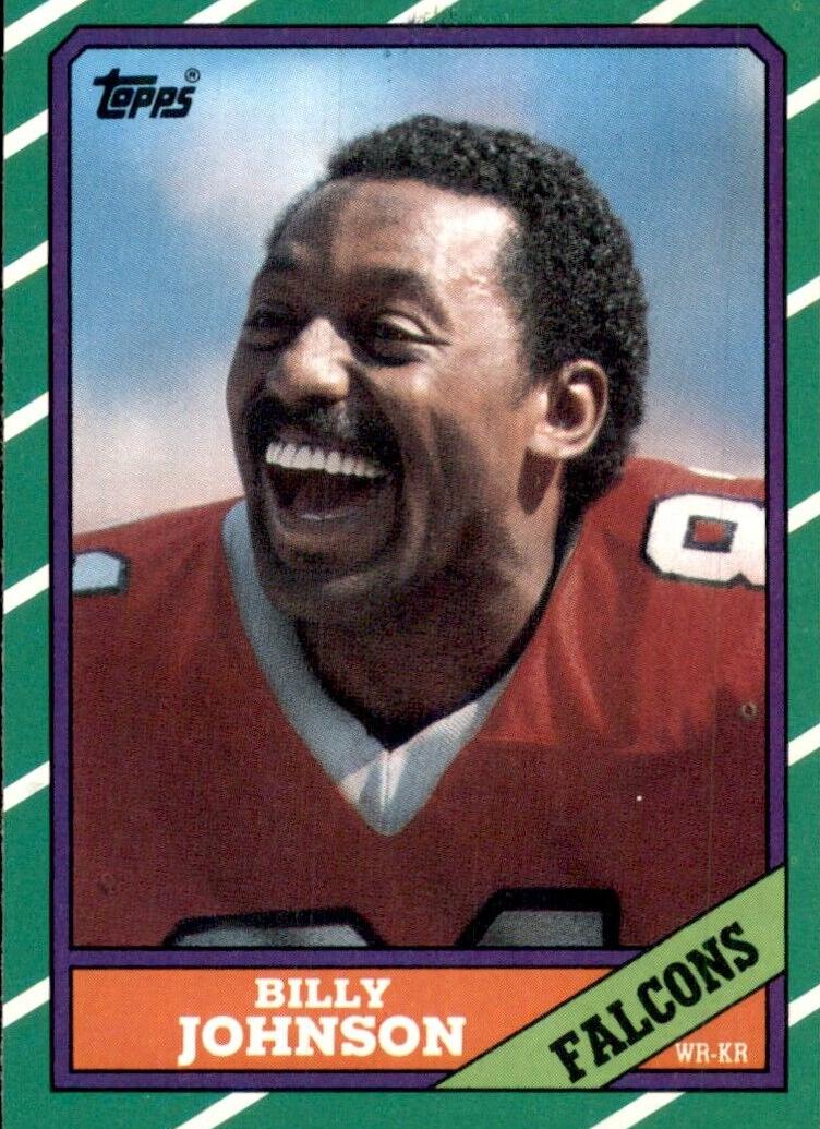 1986 Topps Football Billy Johnson #364