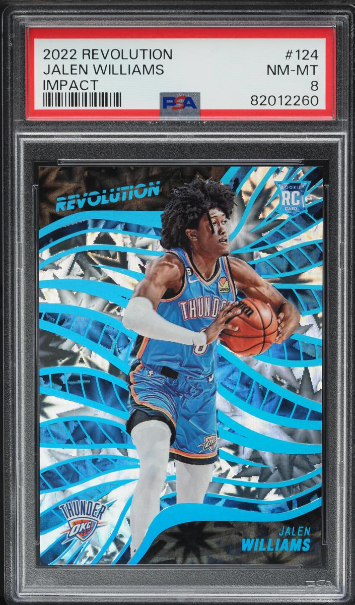 2022 Panini Revolution Basketball Impact Jalen Williams #124 PSA 9