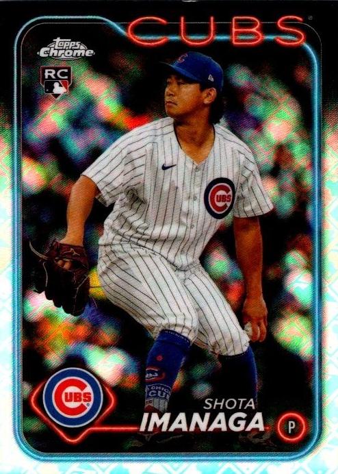 2024 Topps Chrome Logofractor Baseball Shota Imanaga #121 PSA 9