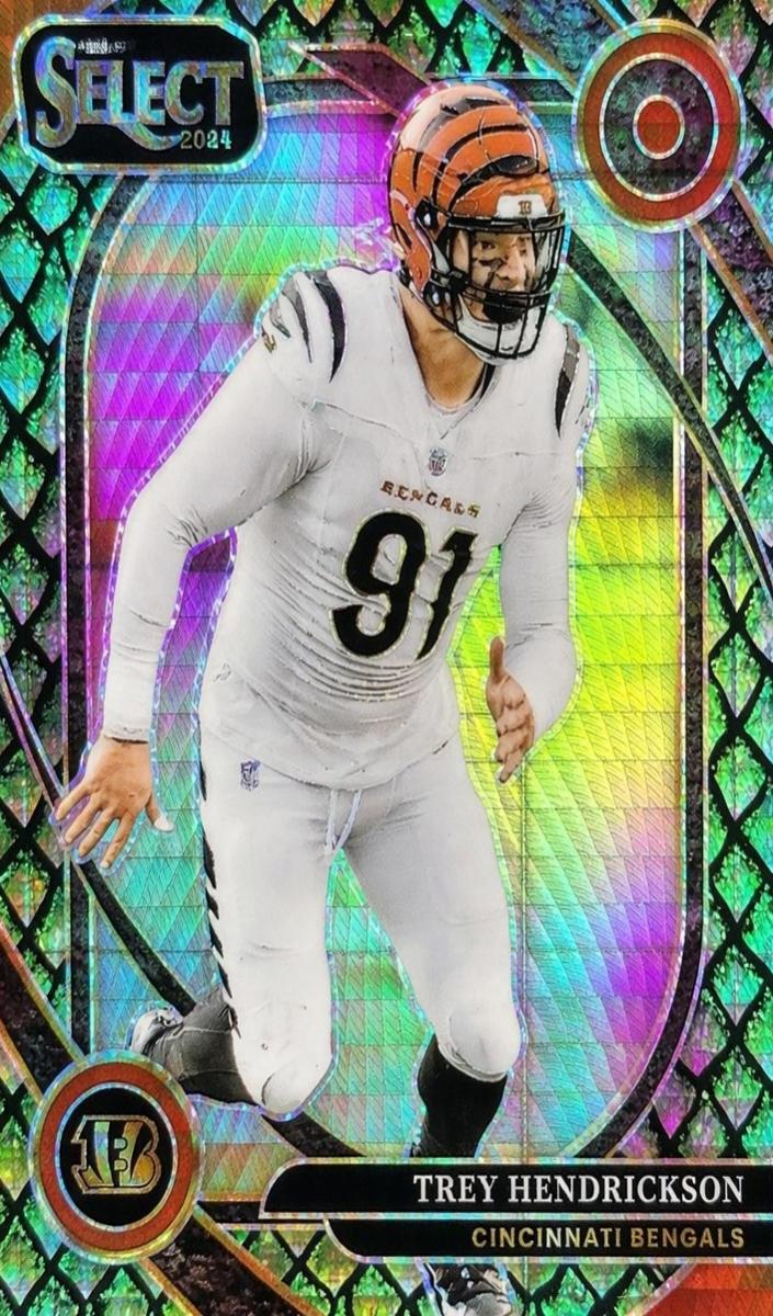 2024 Panini Select Football Dragon Scale Trey Hendrickson #298 PSA 9