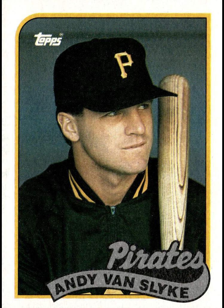 1989 Topps Baseball Andy Van Slyke #350 PSA 9