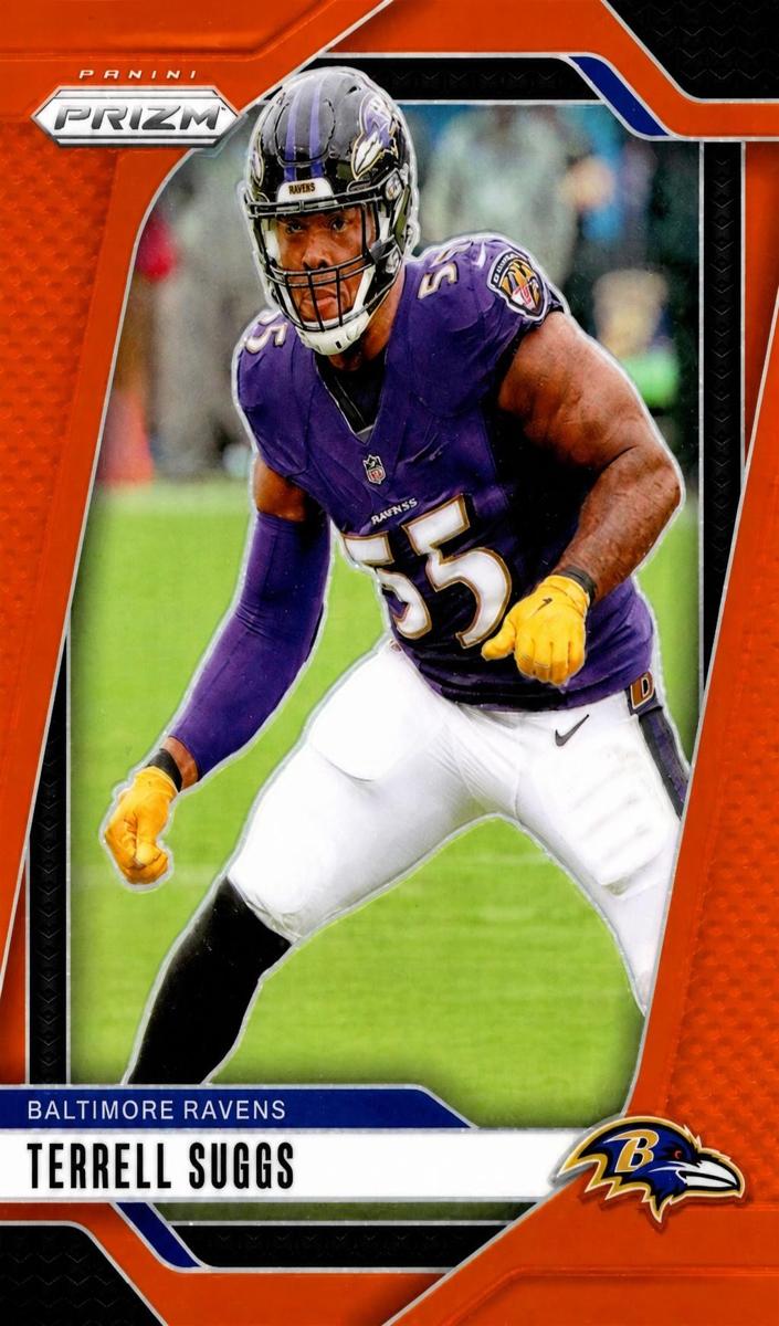 2024 Panini Prizm Football Orange Terrell Suggs #26