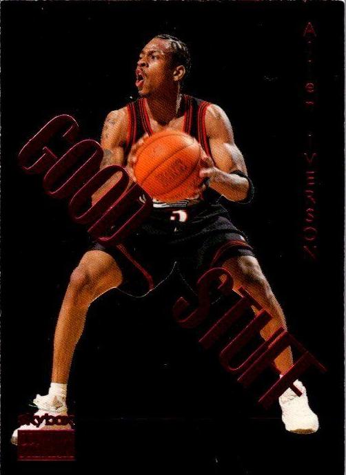1999 Skybox Premium Basketball Allen Iverson #9GS PSA 8