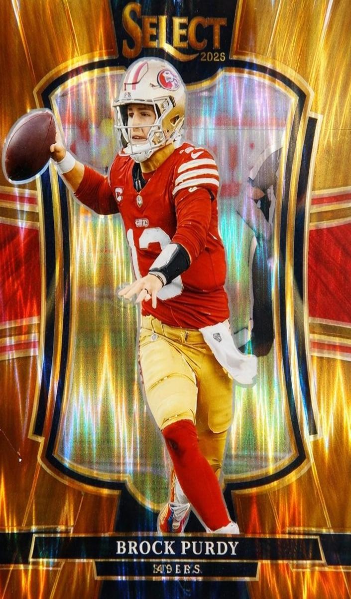 2025 Panini Select Football Copper Shock Brock Purdy #117