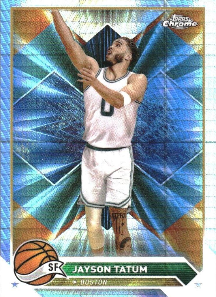 2023 Topps Chrome Basketball Prism Refractor Jayson Tatum #164