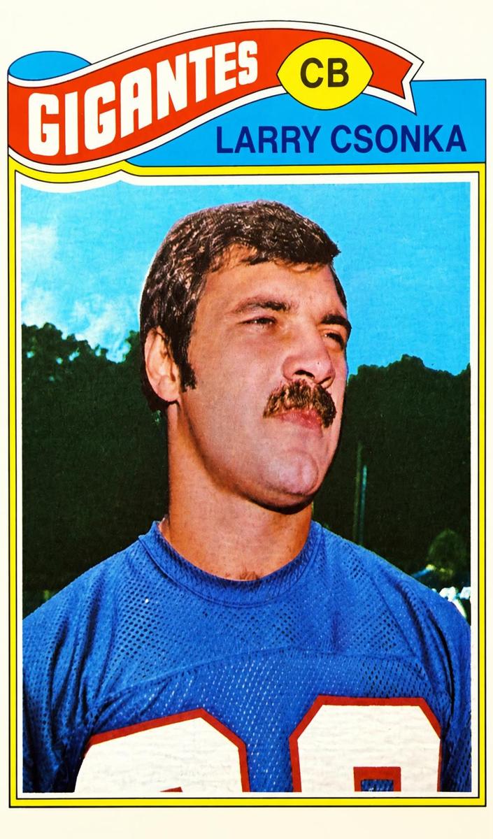 1977 Topps Mexican Football Larry Csonka #505