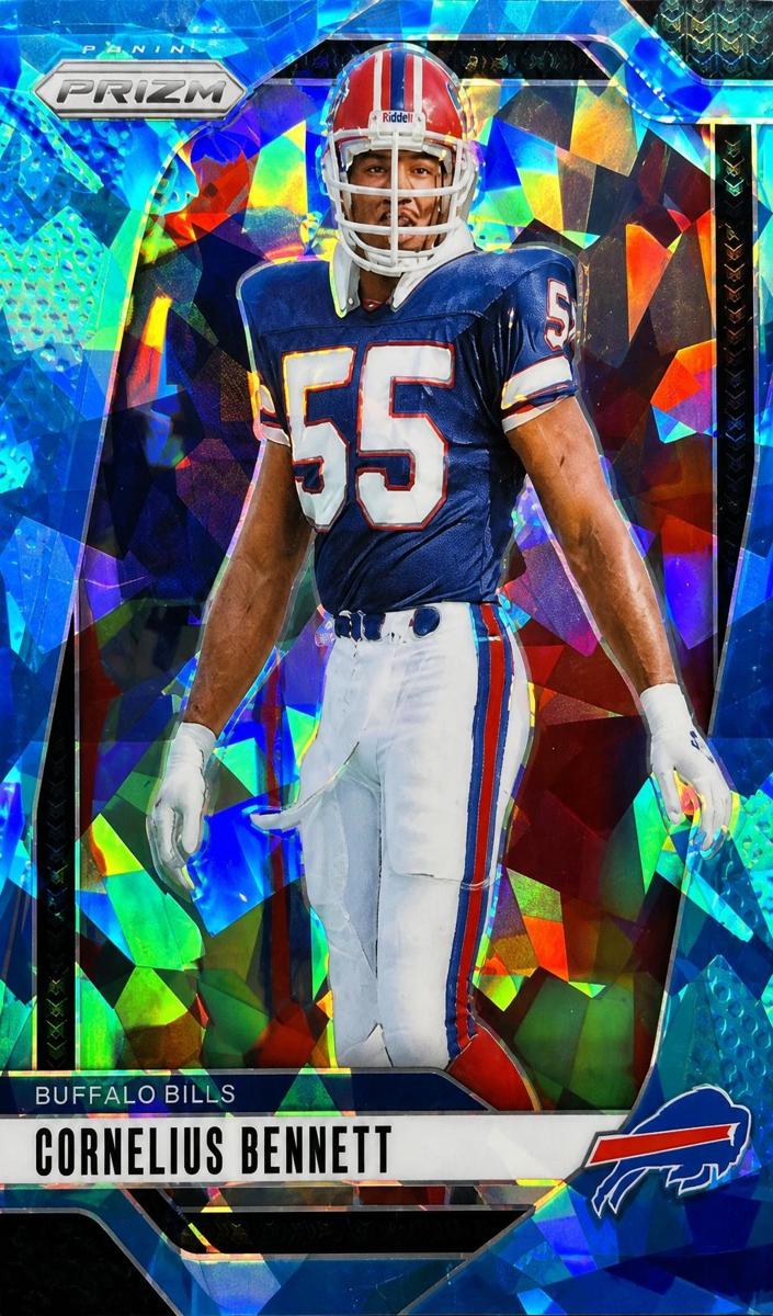 2024 Panini Prizm Football Blue Ice Cornelius Bennett #36 PSA 9