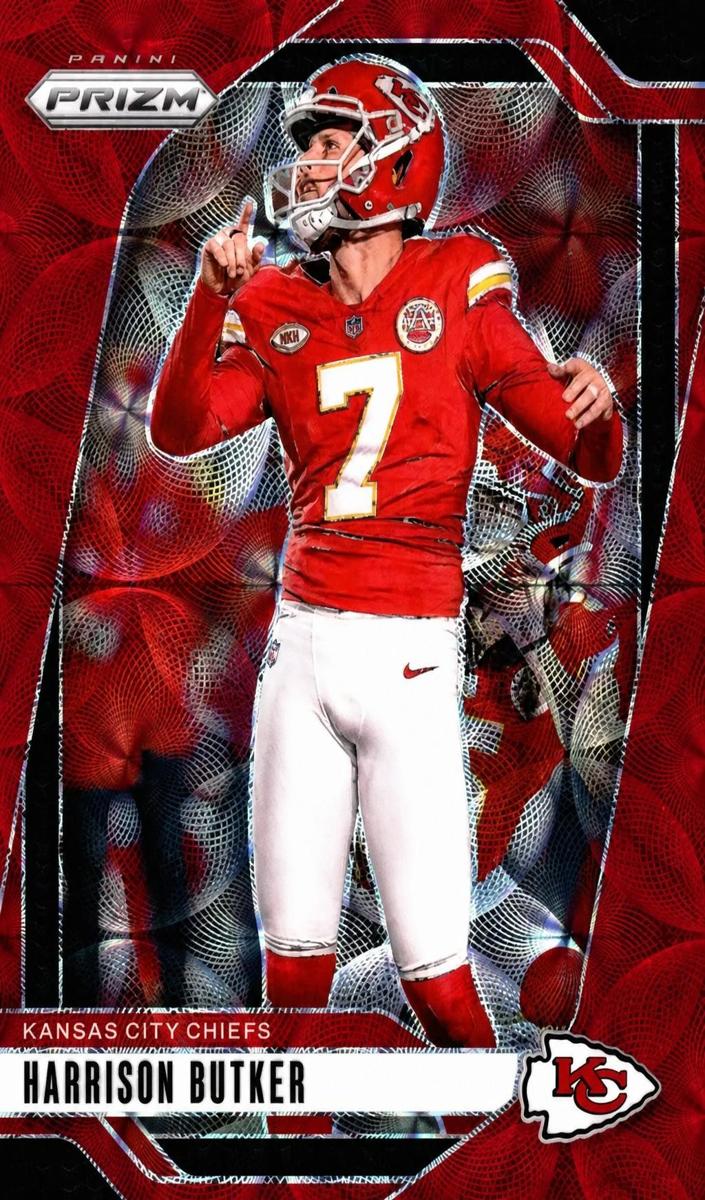 2024 Panini Prizm Football Choice Red Harrison Butker #144