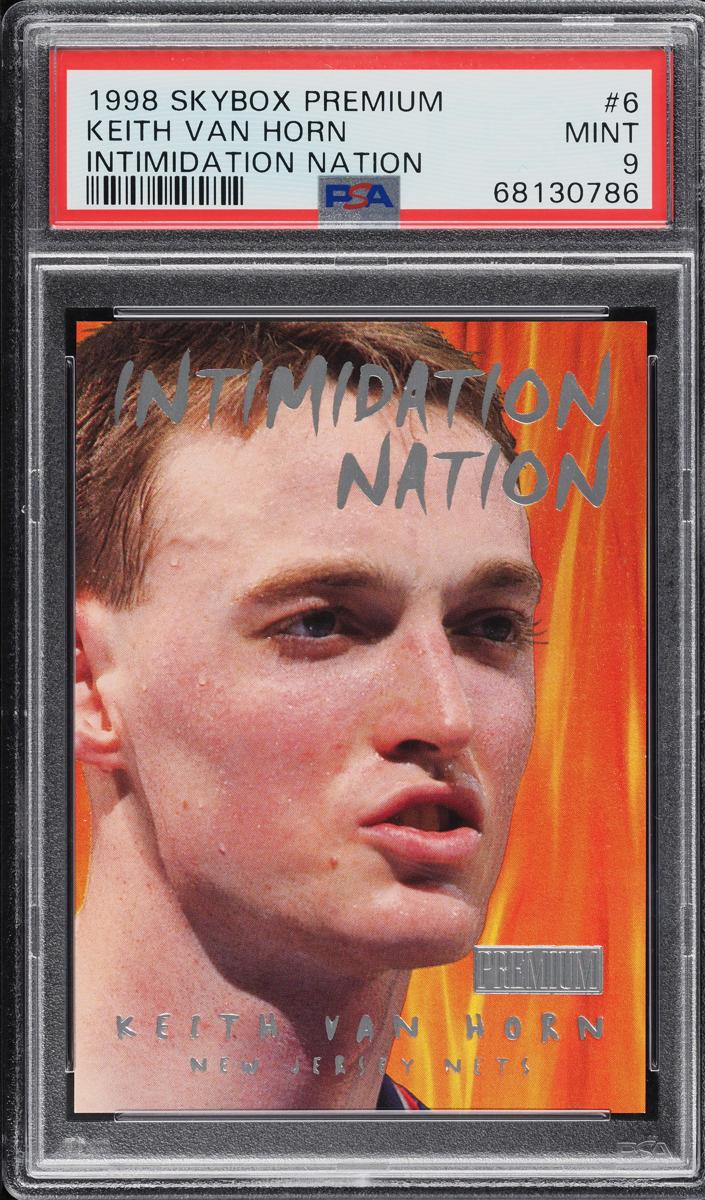 1998 Skybox Premium Basketball Keith Van Horn #6IN PSA 8.5
