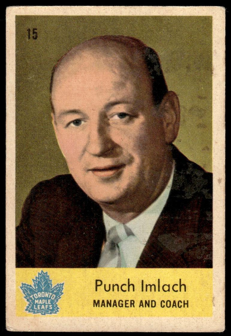 1959 Parkhurst Hockey Punch Imlach #15