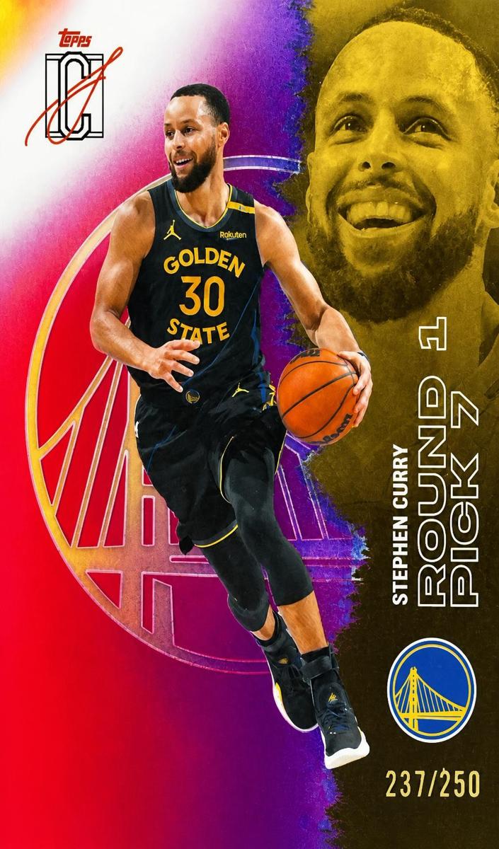 2025 Topps Signature Class Basketball Magenta Refractor Stephen Curry #52