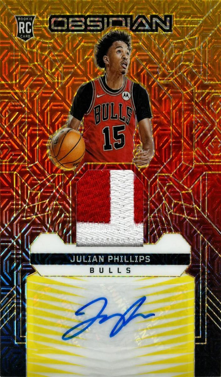2023 Panini Obsidian Basketball Electric Etch Molten Mojo Julian Phillips #238