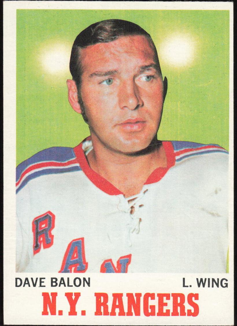 1970 Topps Hockey Dave Balon #61 PSA 6.5