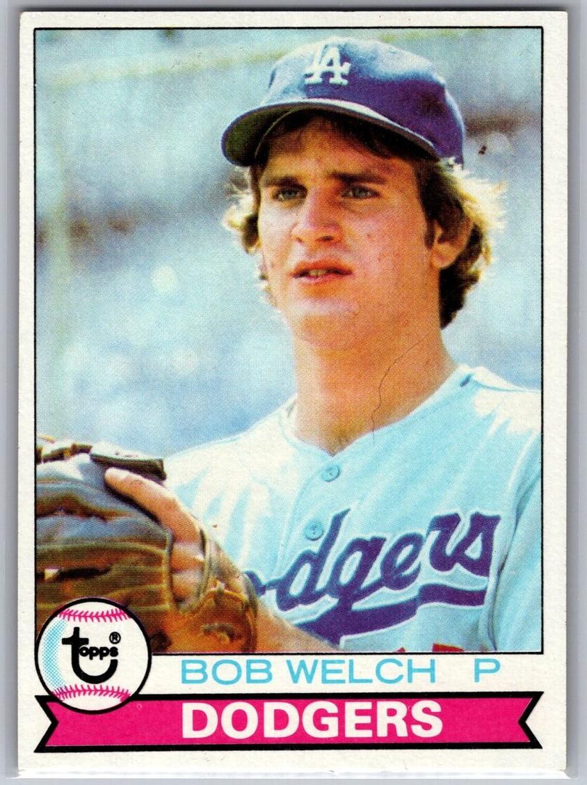 1979 Topps Baseball Bob Welch #318