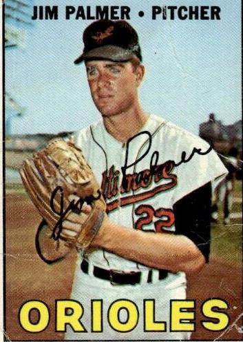 1967 Topps Baseball Jim Palmer #475