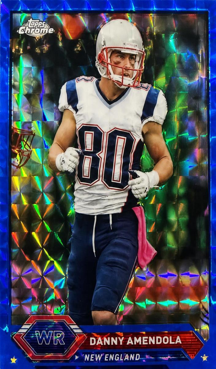 2023 Topps Composite Football Blue Refractor Danny Amendola #41
