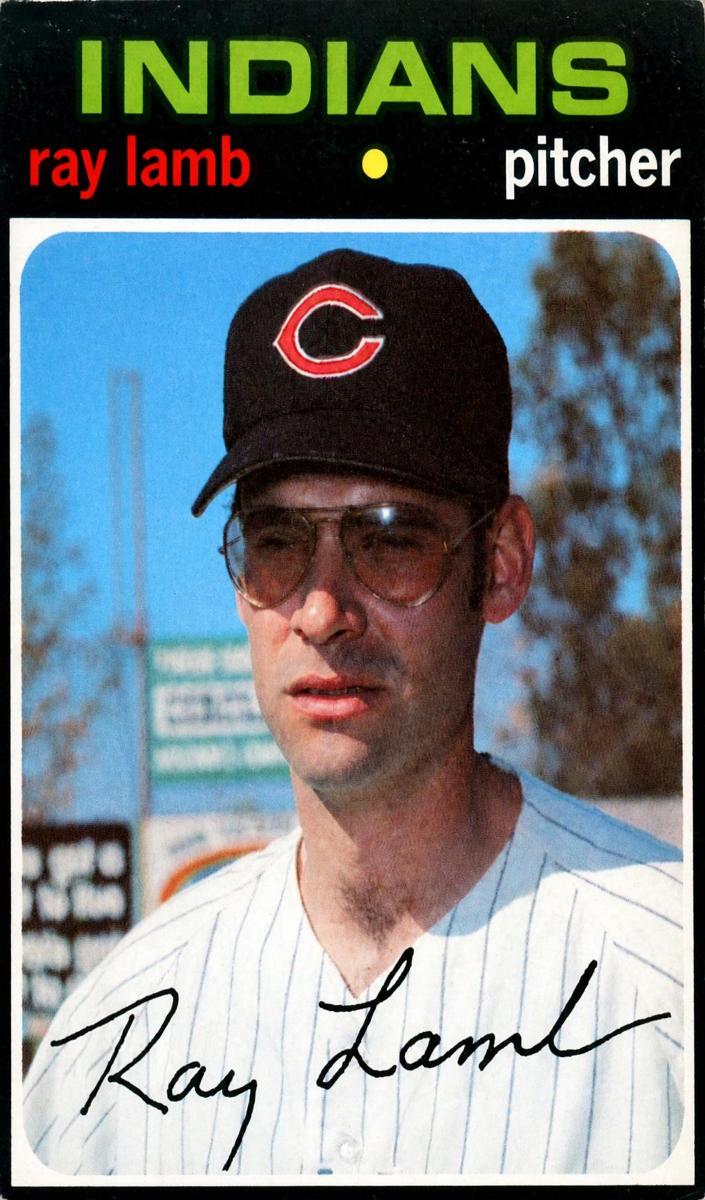 1971 O-Pee-Chee Baseball Ray Lamb #727 PSA 8