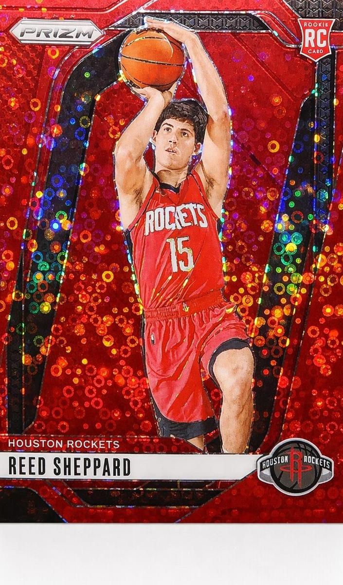 2024 Panini Prizm Basketball Fast Break Red Reed Sheppard #268 PSA 9
