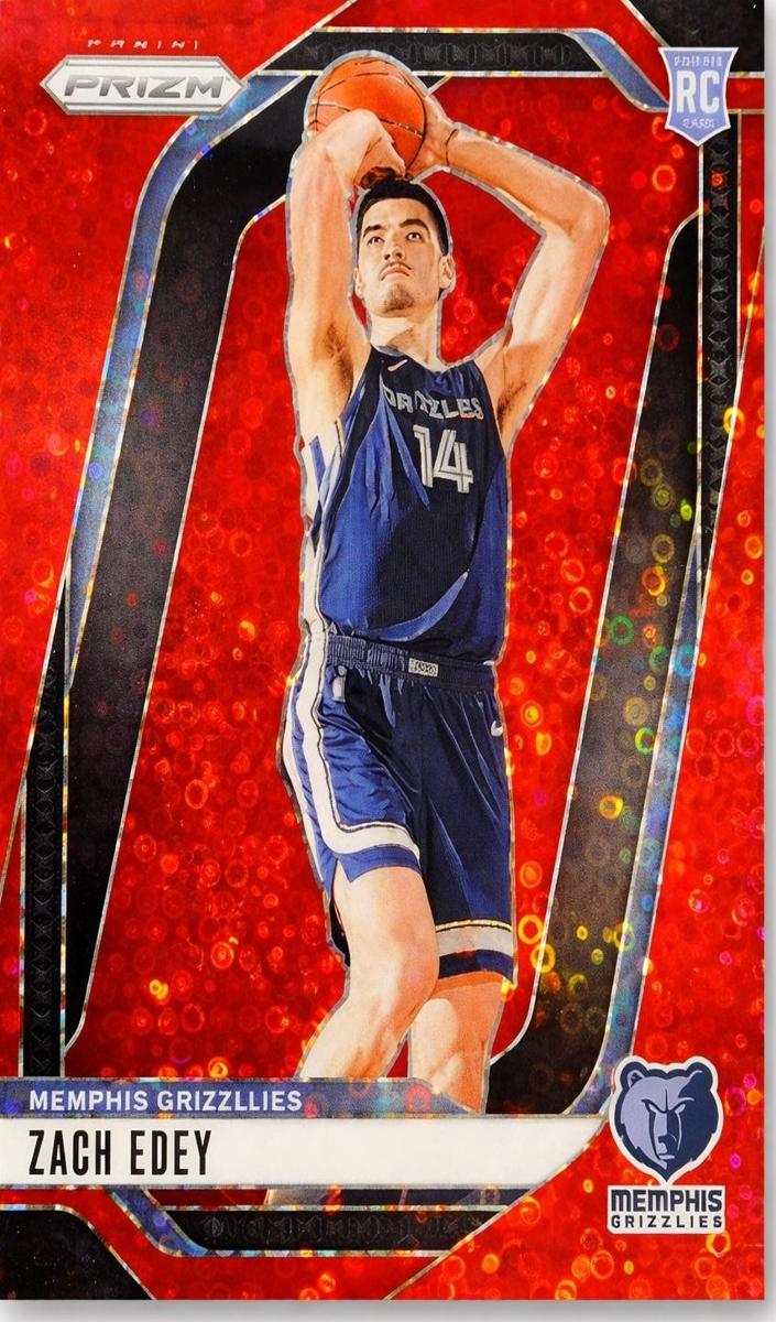 2024 Panini Prizm Basketball Fast Break Red Zach Edey #249