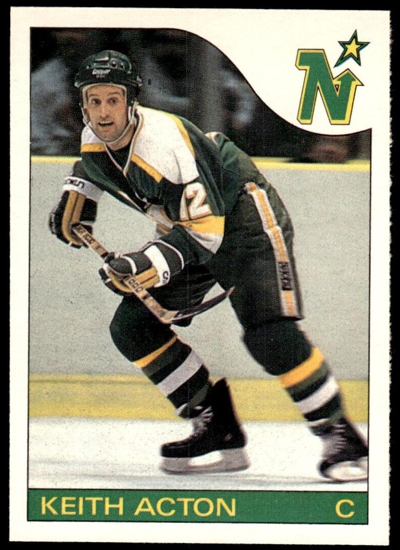 1985 O-Pee-Chee Hockey Keith Acton #82 PSA 8.5