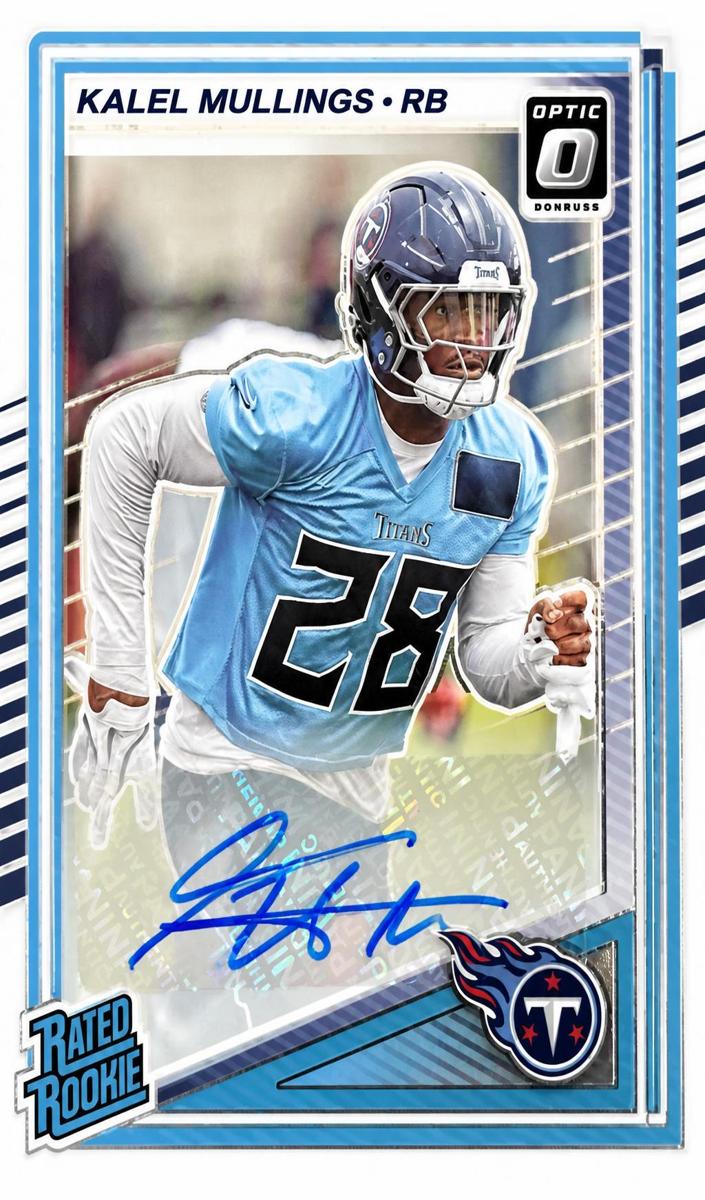 2025 Donruss Optic Football Kalel Mullings #262