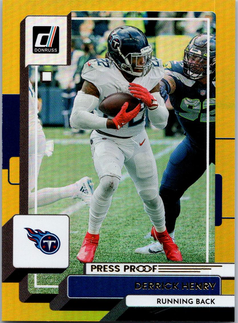 2022 Panini Donruss Football Derrick Henry #71 PSA 9