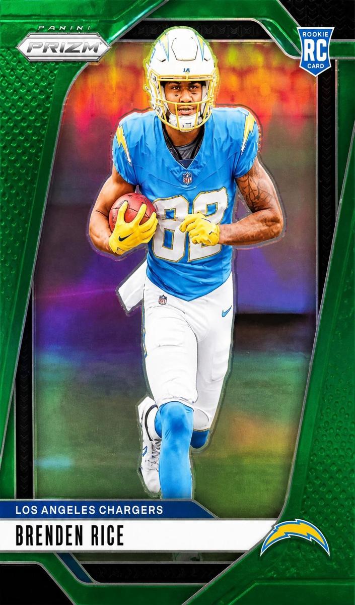 2024 Panini Prizm Football Green Brenden Rice #313