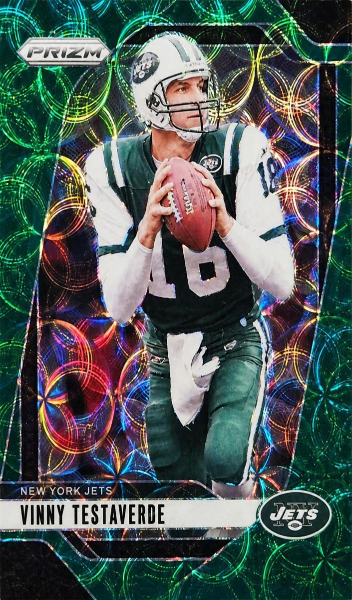 2024 Panini Prizm Football Green Scope Vinny Testaverde #229 PSA 7.5